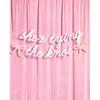 xo, Fetti She's Tying the Knot Banner - Iridescent Foil | 4.5 Ft. | Bow Bachelorette Decorations, Engagement Party Sign, Proposal Background, Bach