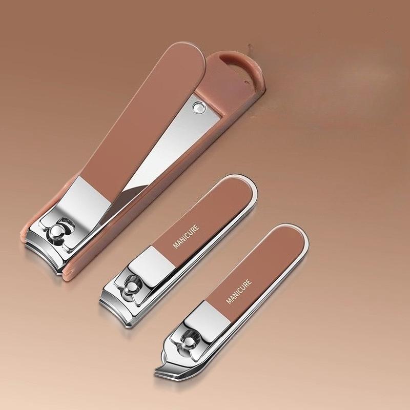 Portable Durable Anti-Splash Nail Clipper Set Hand in Hand with ManicureTools Nail Clippers Protection Tool Manicure 7Sets