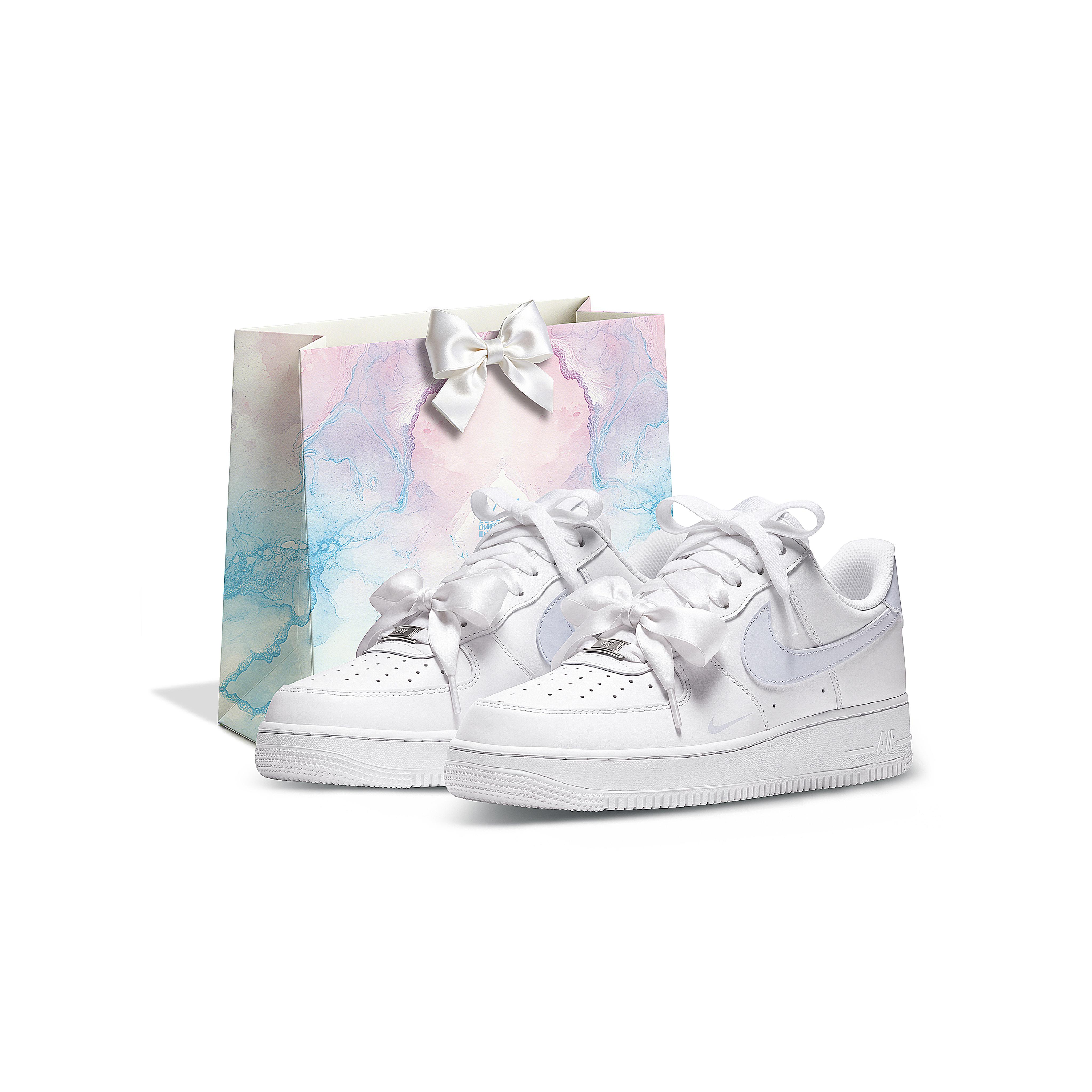 

Nike Air Force 1 Shopping Bag Slip Resistant Height Increasing Abrasion Resistant Low top Skateboard Shoes Women s HV2511-100(Team2362-S-BOX) 38.5