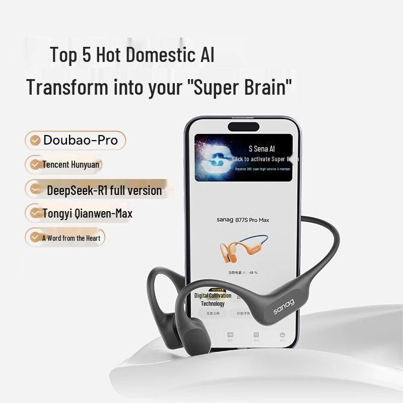 SANAG B77S ProMax Bone Conduction Sport Headphones