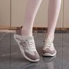 2025 Spring and Summer New Products Retro Mother Shoes Fashionable Flat Bottom Light Breathable Versatile Non-slip Sports Women's Shoes K1516