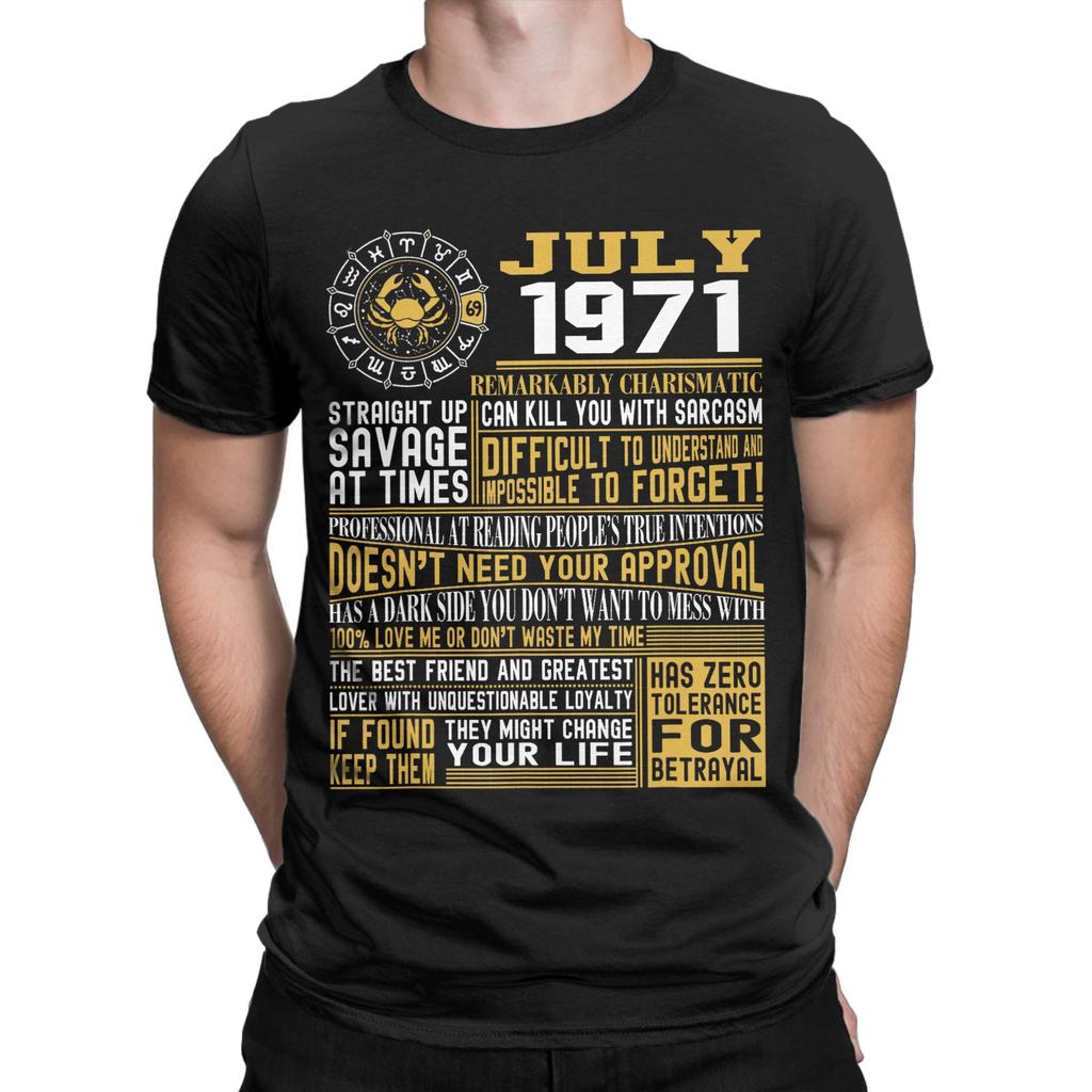 Unisex Unisex Legends 1971 T Shirts 55th Birthday Cotton Clothing Novelty Short Sleeve O Neck Tee Shirt Gift Idea TShirts