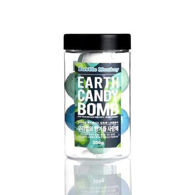 Bubble Monkey Earth Candy Bomb Bubble Bath Bath Bomb 30gx10ea