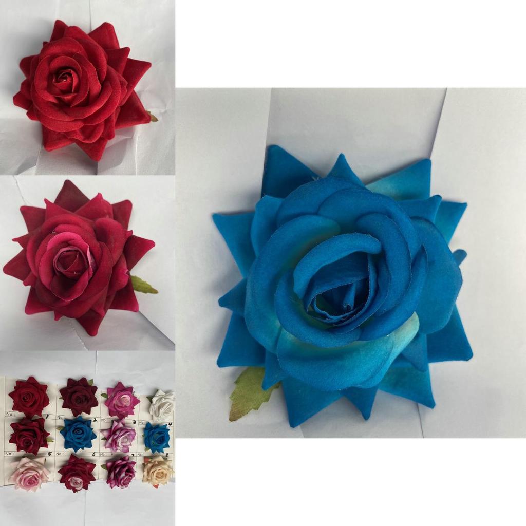 Faux Velvet Flower Arrangement For Home Decor Wedding Hall Styling Photography Accessory