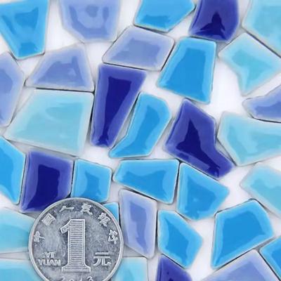 100g Porcelánové mozaikové dlaždice DIY řemeslo Keramické dlaždice Materiály pro výrobu mozaiky hobby kousky hromadné