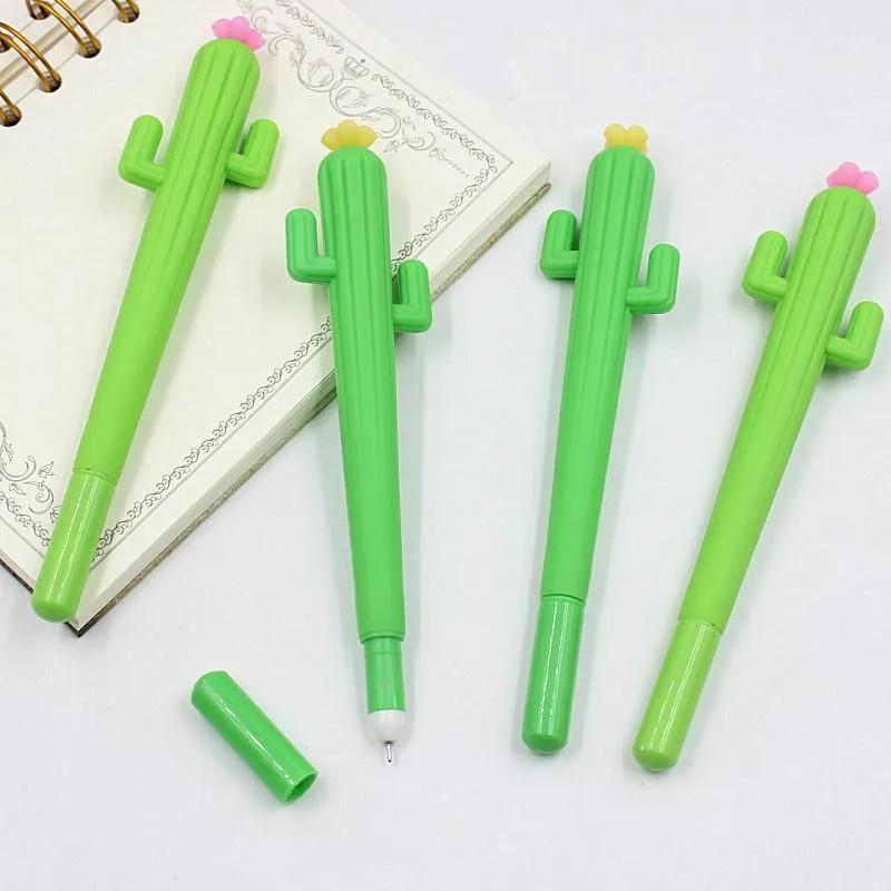 3pc Sticks Writing Cute Creative Cactus for Office School Supplies Gel Pen Student Stationery Gel Pen Stationery Study Supplies