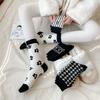 Cold Proof Socks for Women Mid Calf Socks Autumn and Winter Thickened Fleece Lined Warm Long Calf Terry Cloth Socks Long Calf Winter Looped Socks