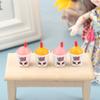 1/2/5pcs Doll House Home Furnishings Lovely Straw Drink Cup Model Mini Coffee Juice Milk Cups Miniature Dollhouse Mugs Drinks