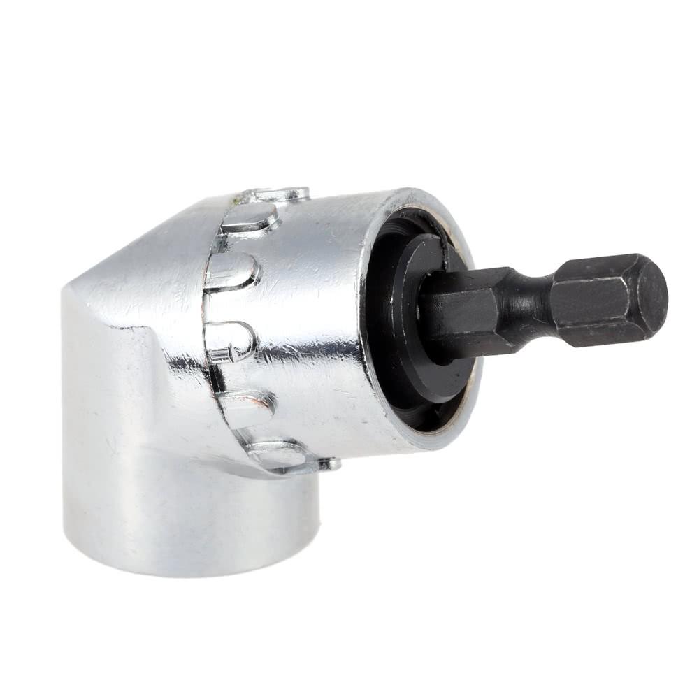 105 Degree Angle Extension Right Angle Quick Change Driver Drilling Extension Shank Screwdriver Magnetic 1/4 Inch Hex Drill Bit