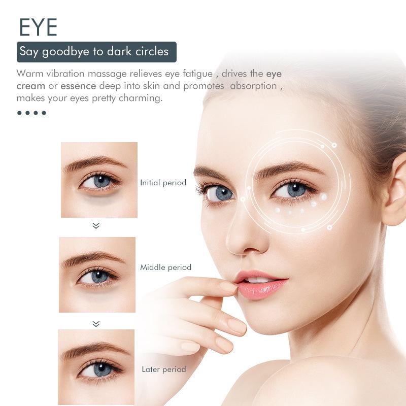 M83 Five-mode Beauty Instrument Introducer EMS Lift Vibration Color Light Rejuvenation Facial Massager Warm