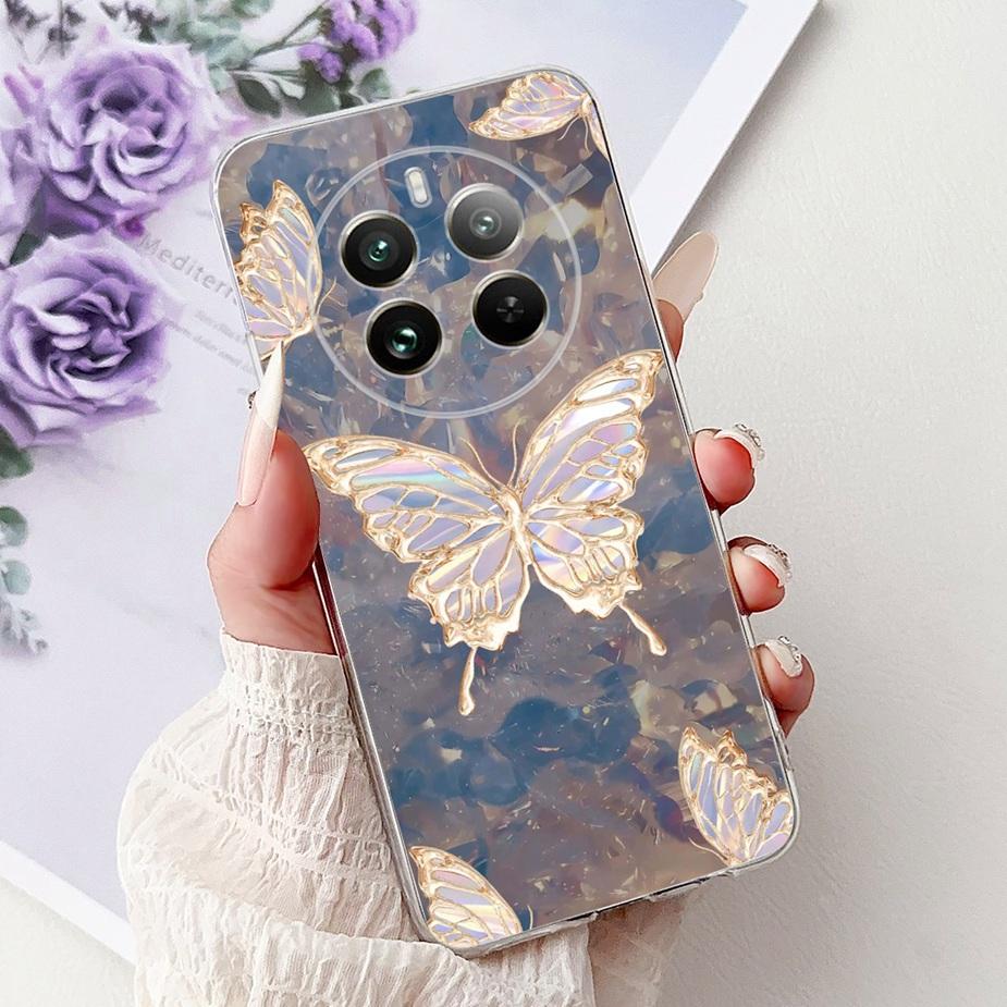 For Realme 12 Pro Plus Case RMX3840 Cute Cat Lucky Koi Painted Cover Soft Slim Phone Case For Realme 12 Plus Realme12 Pro+ Shell