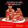 Red Wedding Candy Gift Bag - Gauze Sandbag for Celebration