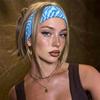 1 ks Módní dámské sportovní čelenky do vlasů Retro styl Zvířecí zebra potisk Čelenka pro každodenní život Street Dance & Výlety