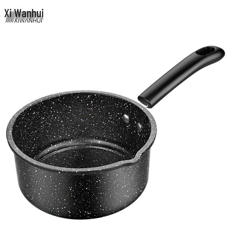 Shiwanhui Multi-functional Maifan Stone Non-stick Milk Pot with Spout 16cm