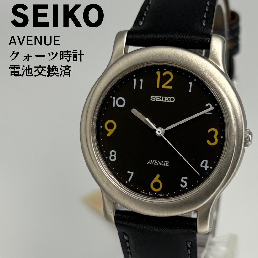 

[Б/У] Кварцевые часы SEIKO Avenue, батарейка заменена