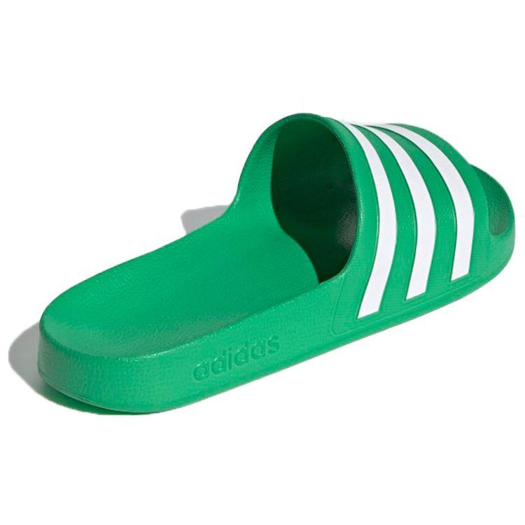 Adidas Adilette Aqua Slides Vivid Green Unisex Sneakers Cloud-White FY8048