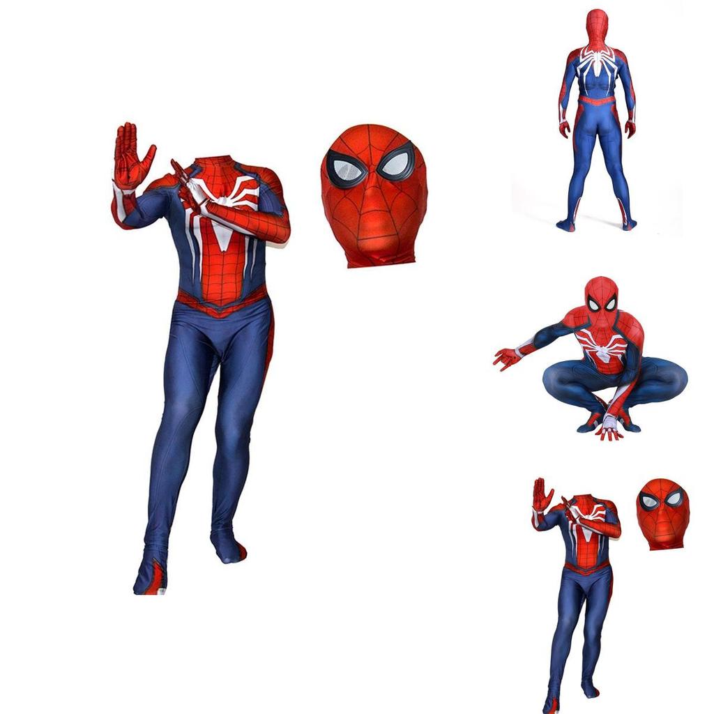 Ps4 Insomniac Spider-man Cosplay Costume 3d Print Adult Kids Spidey Zentai Suit With Exquisite Workmanship And Breathable Lycra Material