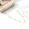 Simple And Versatile Rectangle Pendant Necklace Minimalist Luxury Women's Jewelry Accessory