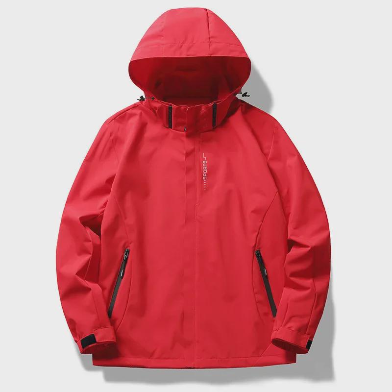 Unisex 6266 Kapuzen-Wasserabweisende Windjacke - Leicht, Einlagig für Outdoor-Aktivitäten