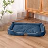 Orthopedic Dog Bed Waterproof Pet Nest Bed Non-Slip Cozy Puppy Bolster Cushion