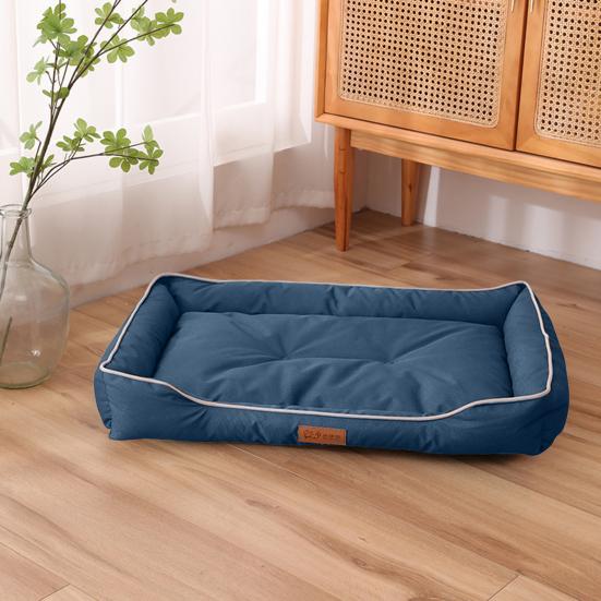 Orthopedic Dog Bed Waterproof Pet Nest Bed Non-Slip Cozy Puppy Bolster Cushion