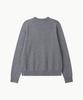 Leondi Fine Merino Wool V-Neck Knit - Gray