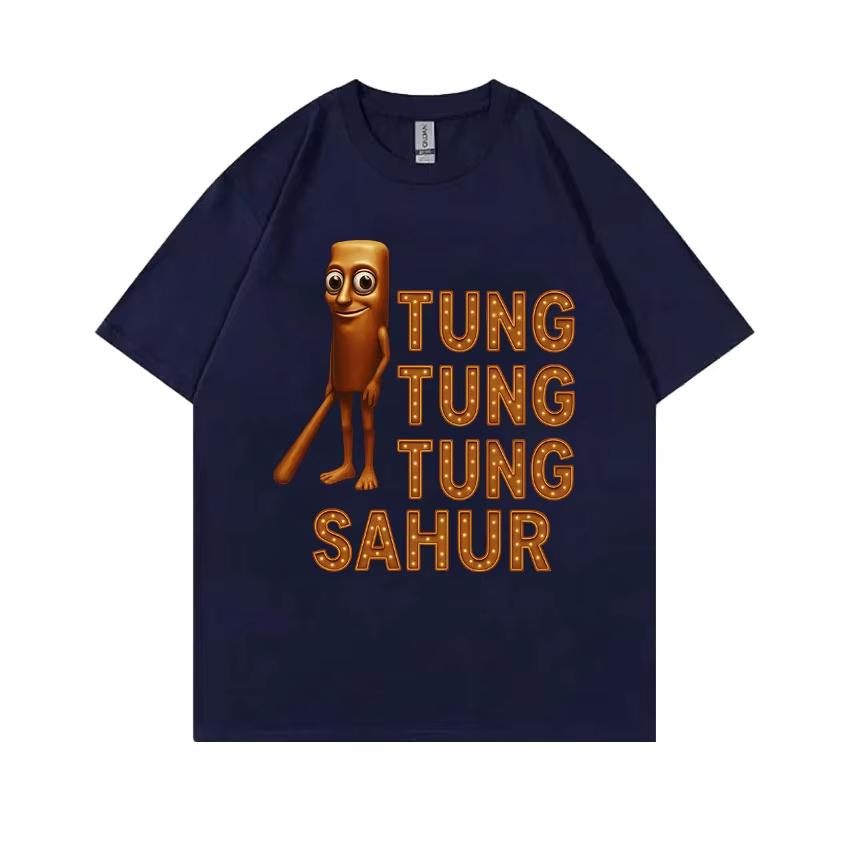 Italian Brainrot Funny Meme Graphic Tshirt Tung Tung Tung Sahur Baseball Bat T-shirt Men Women Casual Humor Soft Cotton T Shirts