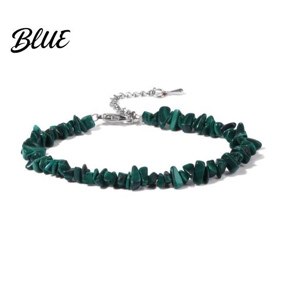 Durable Bracelet Women Irregular Beads Decor Adjustable Length Non-fading Wrist