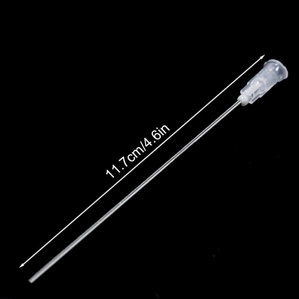 10PCS Dispensing Needles Glue14G-27G 117MM White Stainless Steel Needle Tips For Gluing Filling Welding Flux Welding Accessories