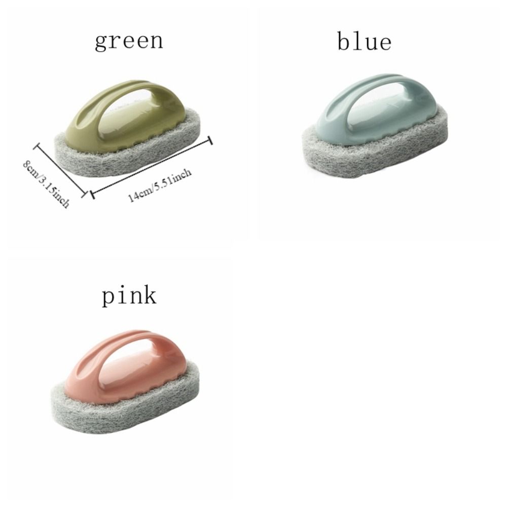 Plastic Sponge Cleaning Brush Convenient Tile Brush Washing Tools Bathtub Brush  Glass
