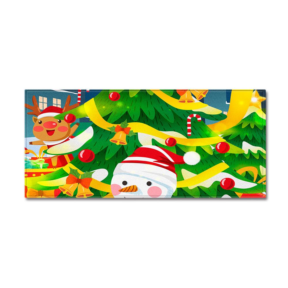 Christmas Kitchen Sand Carpet Doormat Long Floor Mat