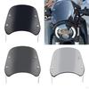 5-7 Inch Motorcycle Front Windshield Wind Deflector Compact Universal Spare Accessories