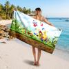 Large Beach TowelPikmin Soft Absorbent Towel Beach Bath Home Use