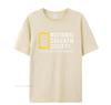 National Sarcasm Society Morsom Sarkastisk Menn Kvinner T-skjorte Bokstavtrykk Topper T-skjorte Bomull Herre Oversized Casual Topp T-skjorte