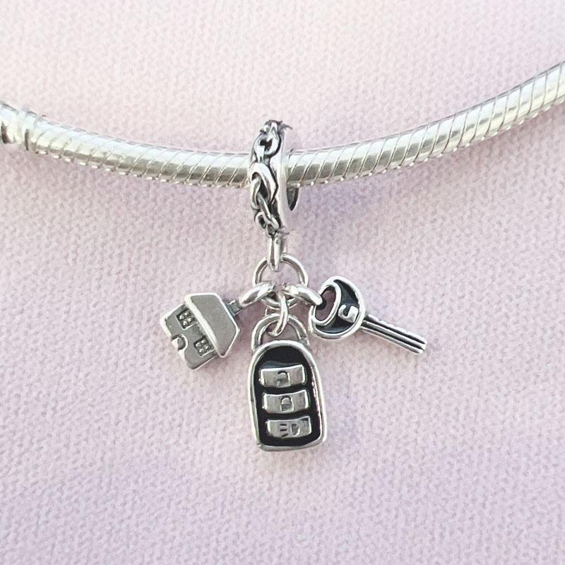 Women's Motorcycle Bicycle Pendant Bead Component Bead Components Ideal Designed For Authentic Original Bracelets Copper Metal High Quality Fine