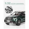 Modello di auto giocattolo in lega pressofusa Benz GLS63 AMG in scala 1/24, modello di auto giocattolo in metallo, SUV, con suono e luce, per bambini