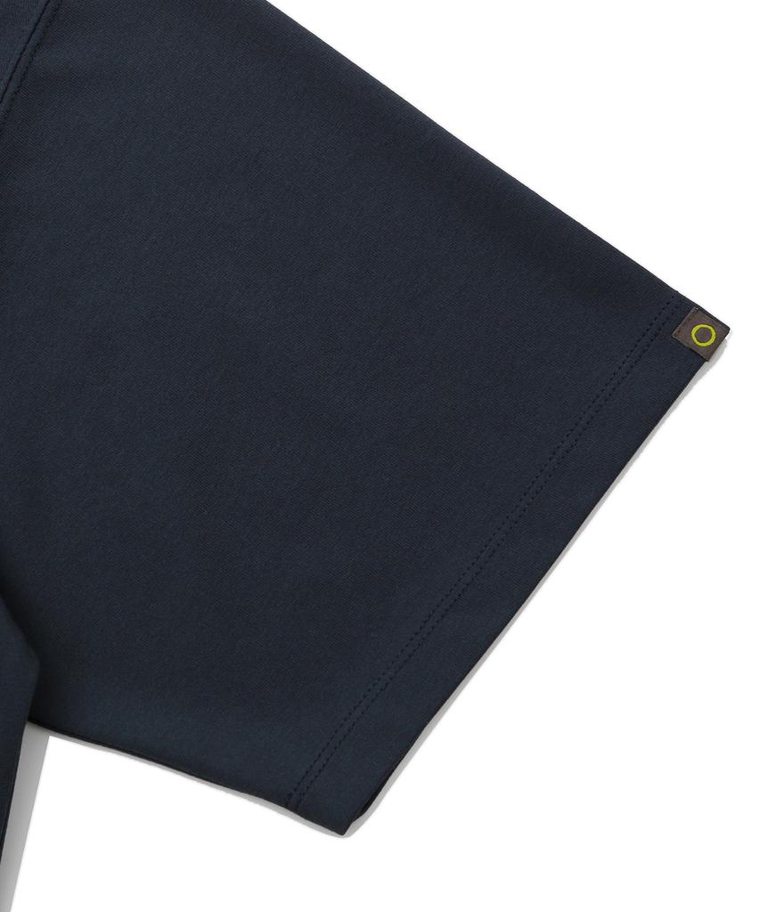 HUMOROUS ACCOUNT Athletic Mockneck H/S Tee / Navy