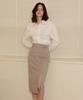 Leobeucham [Jennet Pencil Skirt_Grey Beige] Jennet Pencil Skirt_Grey Beige