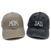 MOM Embroidered Baseball Cap, DAD Outdoor Casual Beanie, Spring/summer Couple Sun Hat