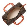 MICHAEL KORS Jet Set Travel Coated Canvas One Shoulder Handbag Mini Women's Dark Brown & Orange 32S6GTVC0Y-MIMOSA