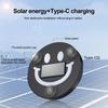 300mAh Smile Ambient Light Solar Powered Neon Light Car Decoration Rear Windshield Atmosphere Lights Car Accessories