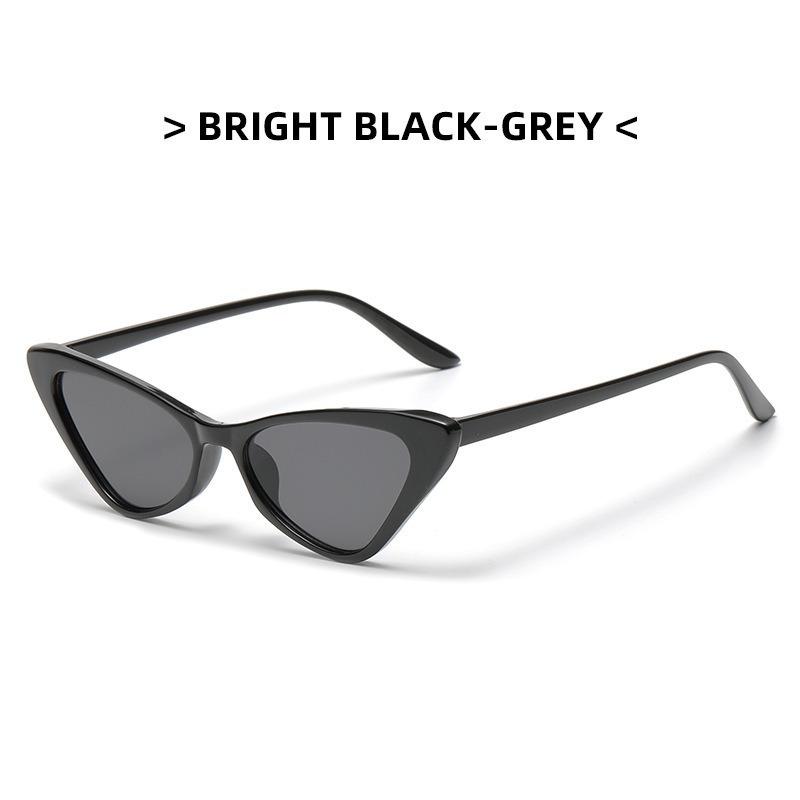 Trendy High-End Street Photography Uv-Proof Driving Sunglasses Small Frame Cat Eye Sunglasses