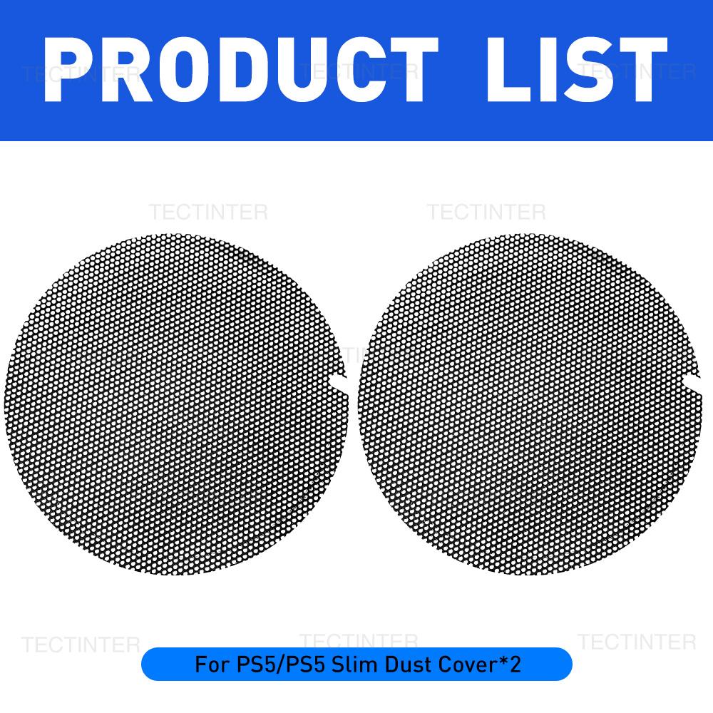 2/4PCS for PS5/PS5 Slim/PS5 Pro Console Dust Filter Dustproof Mesh Case Cover Breathable Protector for PS5 Accessories