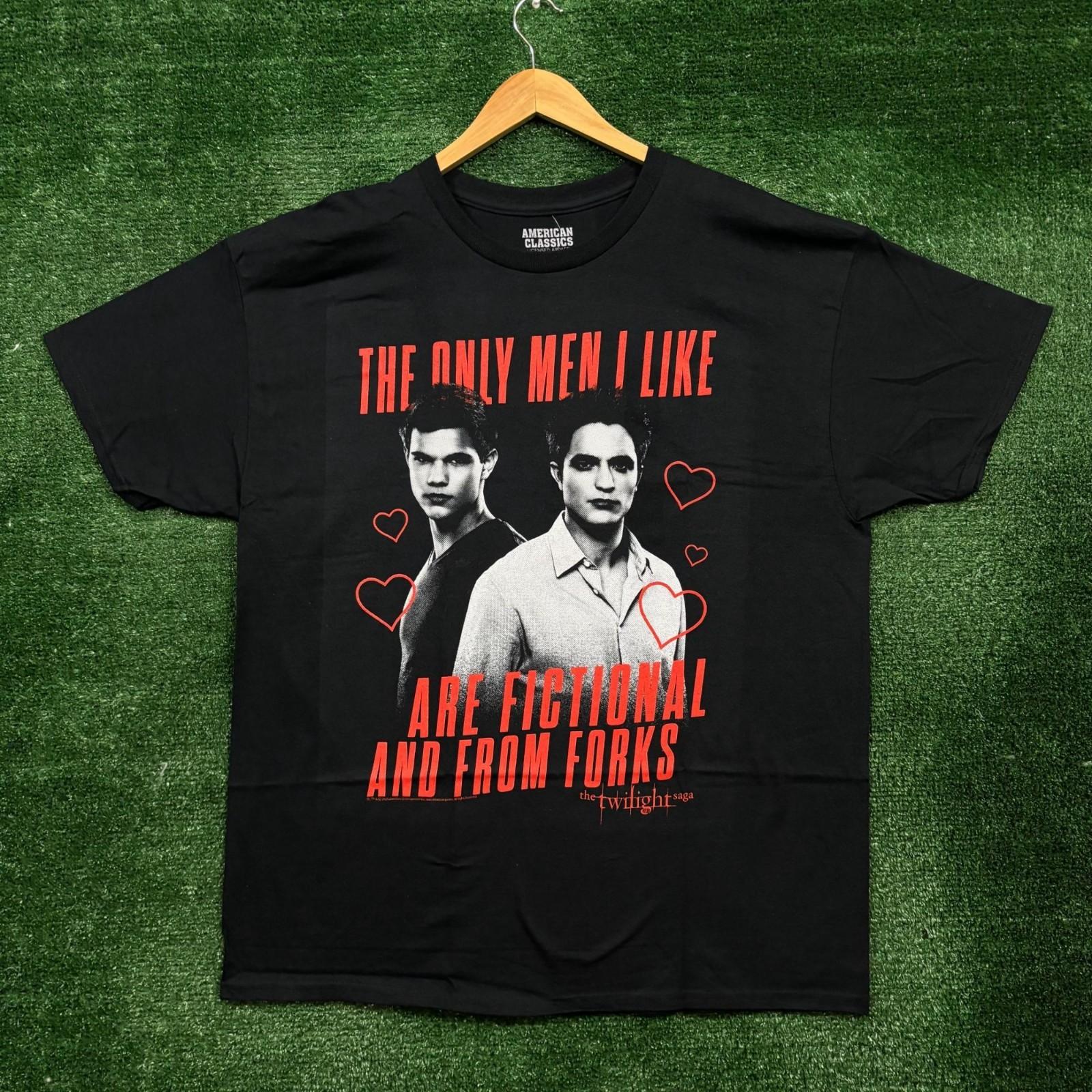 Twilight New Moon Edward vs Jacob Size Extra Large Unisex T-Shirt XXXL