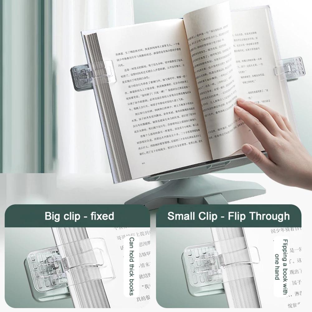 Height Adjustables Reading Stand 2 In 1 Children Reading Frame Multipurpose Portable Books Laptops Holder For Office School
