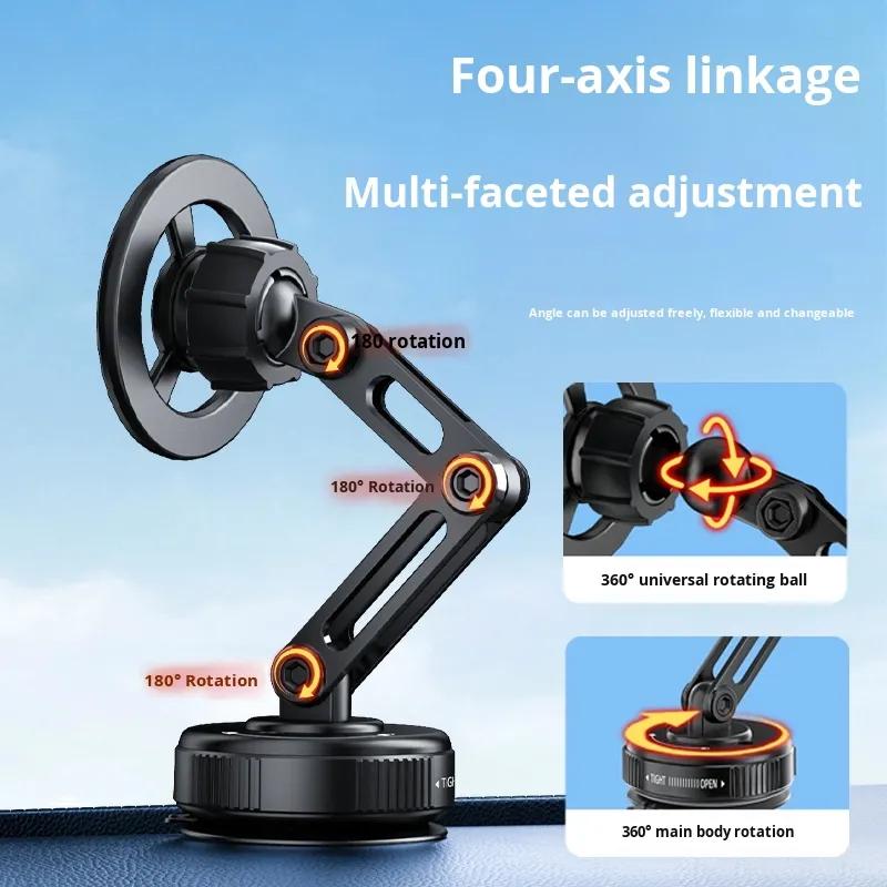 ANVE 360° Rotating Car Dashboard Holder Universal Vacuum Adsorption Robotic Arm Magnetic Suction Bracket Mobile Phone Holder