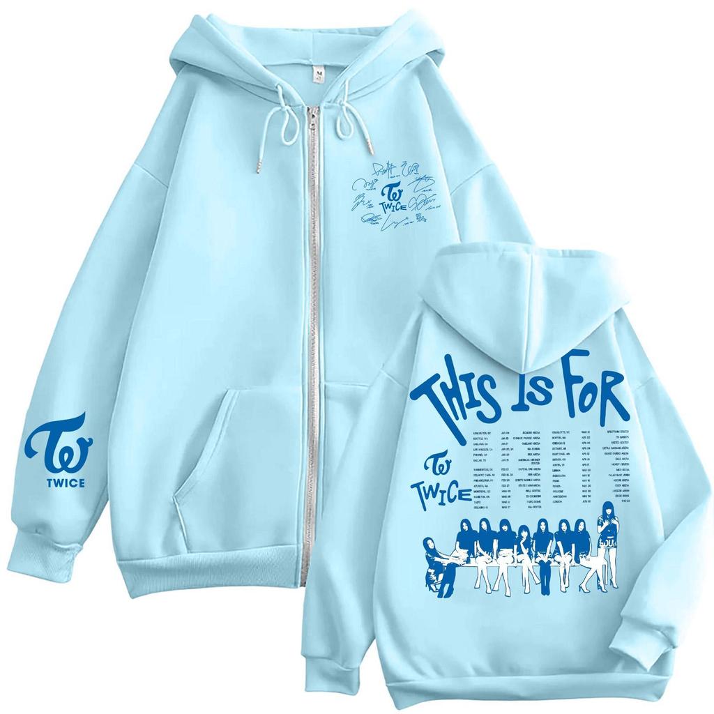 Damen Casual Mode Bedrucktes Langarm-Kapuzensweatshirt mit Reißverschluss