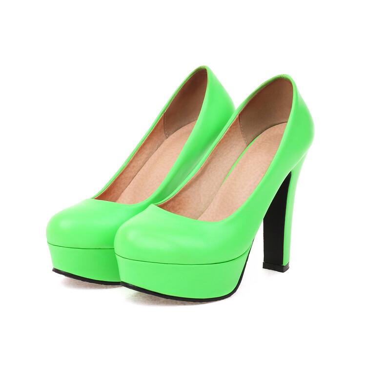 

2024 весенние женские туфли на высоком каблуке на толстом каблуке с большим бантом