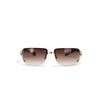 Xunge Frameless Rhinestone Sunglasses - Unisex Y2K Square Metal Style