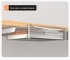 Adjustable Under-Desk Drawer: No Nails, No Drilling, Invisible Storage for Home or Office